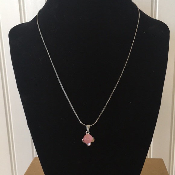 Jewelry - Pink Moonstone Pendant Necklace